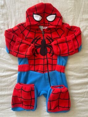 Spider-Man Fleece Hooded Onesie